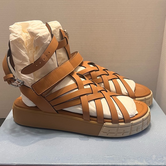 Prada Leather Sandals - Picture 1 of 8